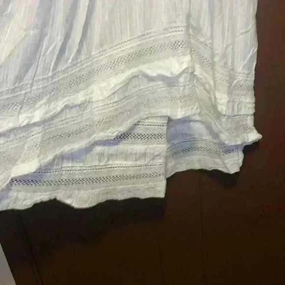 dRA Los Angeles white cotton asymmetrical midi dress - Picture 4 of 9